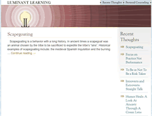 Tablet Screenshot of luminantlearning.com